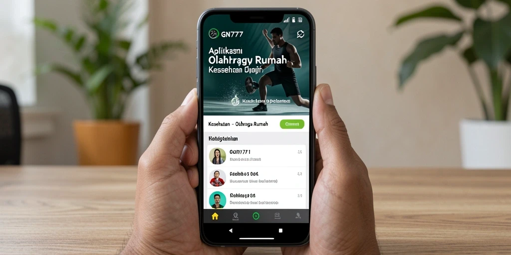 Antarmuka GN777 menampilkan program olahraga yang menarik dan mudah diakses.